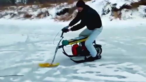 雪橇板成人自制视频,跟随视频轻松打造冬季乐趣