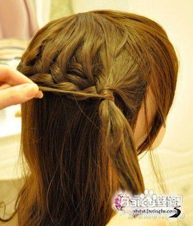 成人女编发复杂发型视频