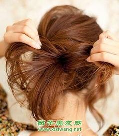 马尾扎法成人短发视频  第3张